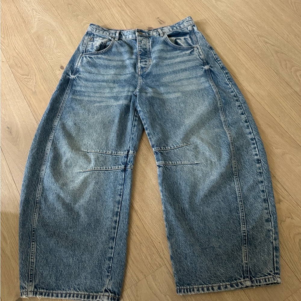 free people barrel jeans